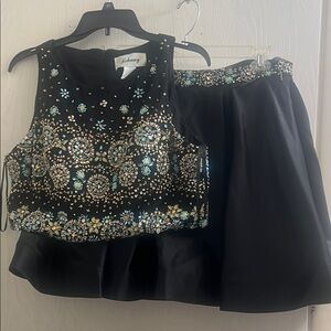 By Johnny Black and Gold Beaded Ensemble